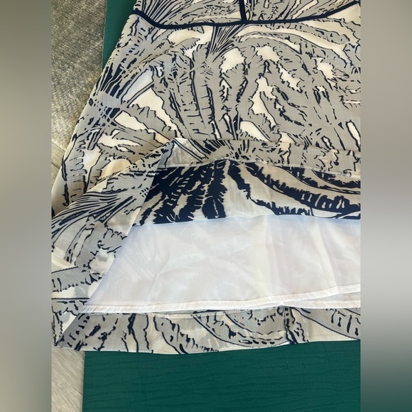 Lafayette 148 New York Damaris Tropical Print Fil Coupe Damaris Size 8 Women's - Picture 7 of 12